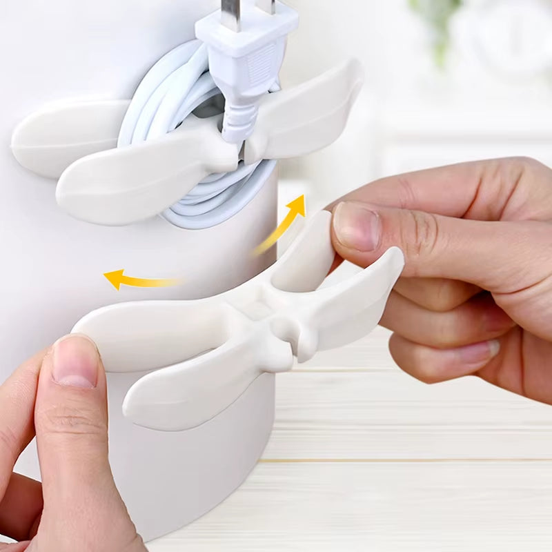 3-6Pcs Cord Winder Organizer for Kitchen Appliance Cord Wrapper Cable Management Clip Holder for Air Fryer Coffee Machine Fixer