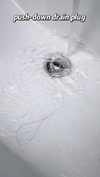 Bathroom Sink Hair Catcher – Pop-Up Drain Filter Stopper (2-Pack, Stainless Steel)