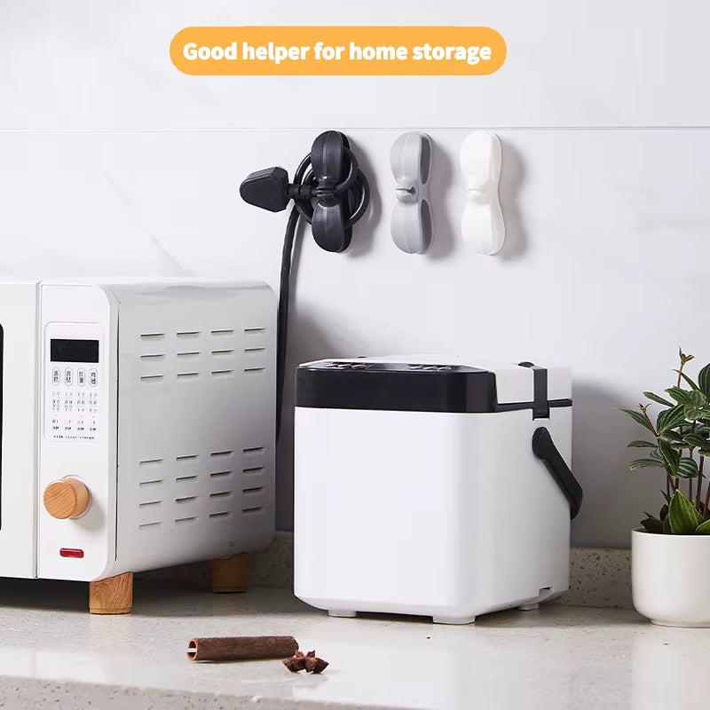 3-6Pcs Cord Winder Organizer for Kitchen Appliance Cord Wrapper Cable Management Clip Holder for Air Fryer Coffee Machine Fixer