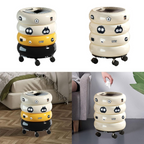 Trash Can Wheeled Dustbin with Lid Waste Bin