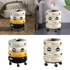 Trash Can Wheeled Dustbin with Lid Waste Bin