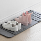 Machine-Washable Multipurpose Drying Mat and Boot Tray for Entryway