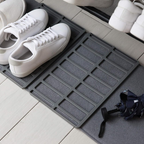 Machine-Washable Multipurpose Drying Mat and Boot Tray for Entryway